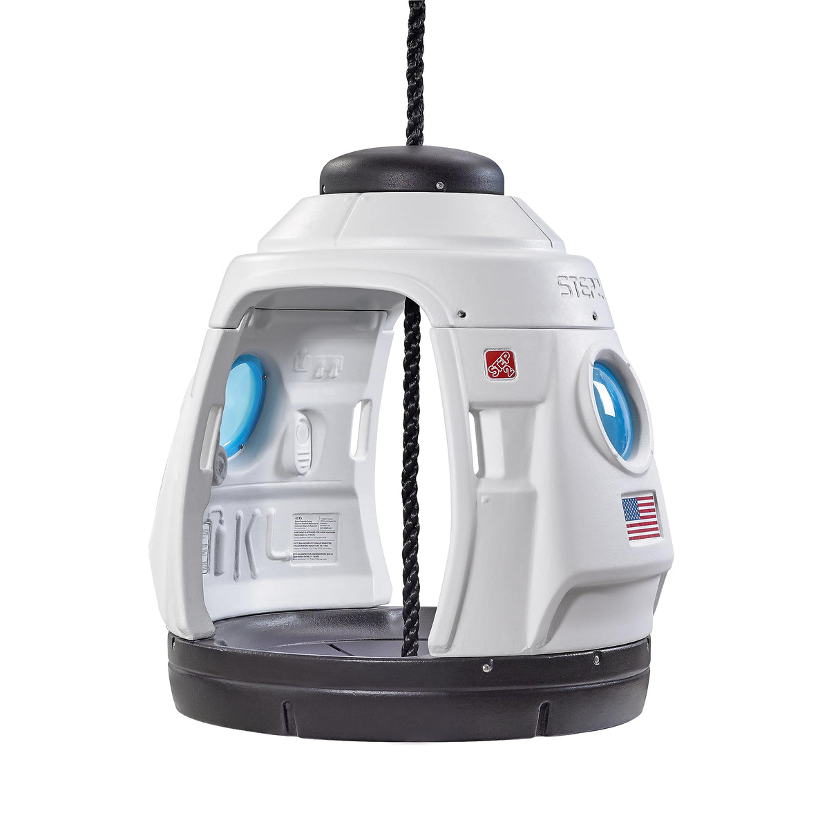 Step2 Space Capsule Swing backyard setup invites active outdoor play