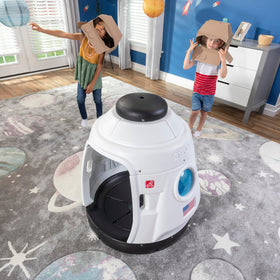Step2 Space Capsule Swing large handles help kids grip safely