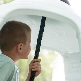 Step2 Space Capsule Swing weather-resistant rope withstands outdoor conditions