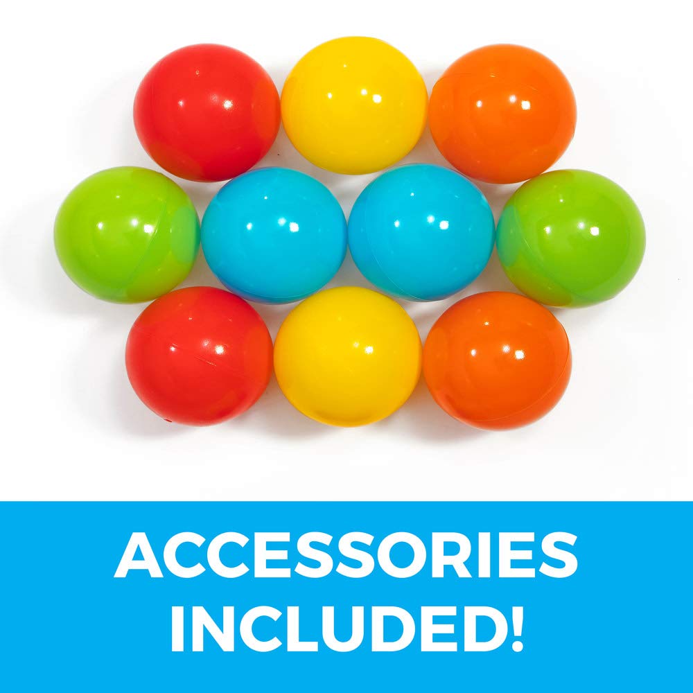 Step2 STEM Discovery Ball Table includes 10 balls for immediate play.