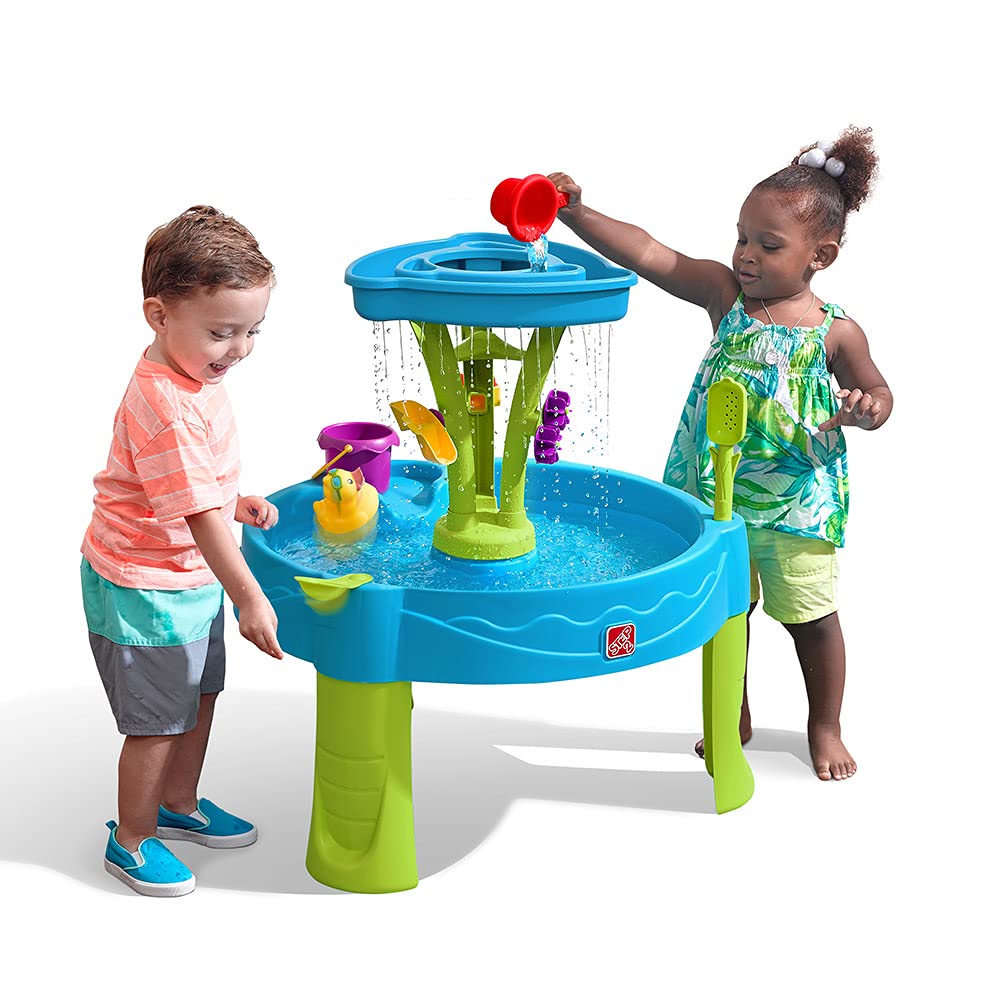 Step2 Summer Showers water table setup for group outdoor play and imaginative water exploration