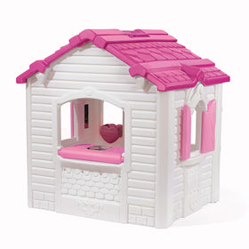 Step2 Sweetheart Playhouse doorbell close-up; playful pretend cue for kids