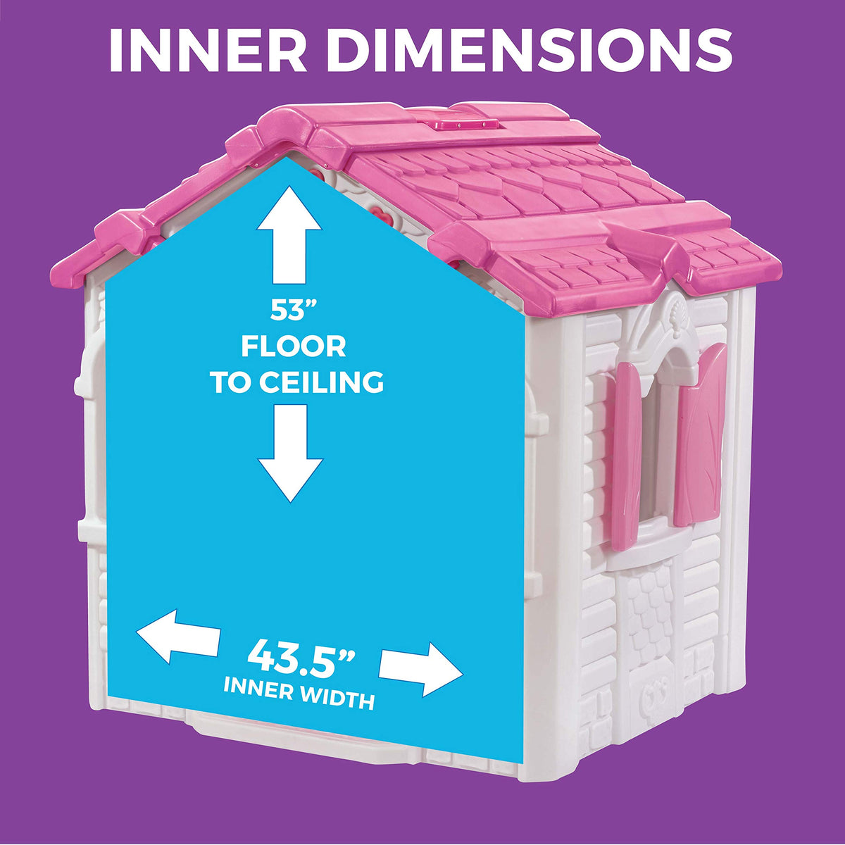 Step2 Sweetheart Playhouse skylight; bright, cheerful play time