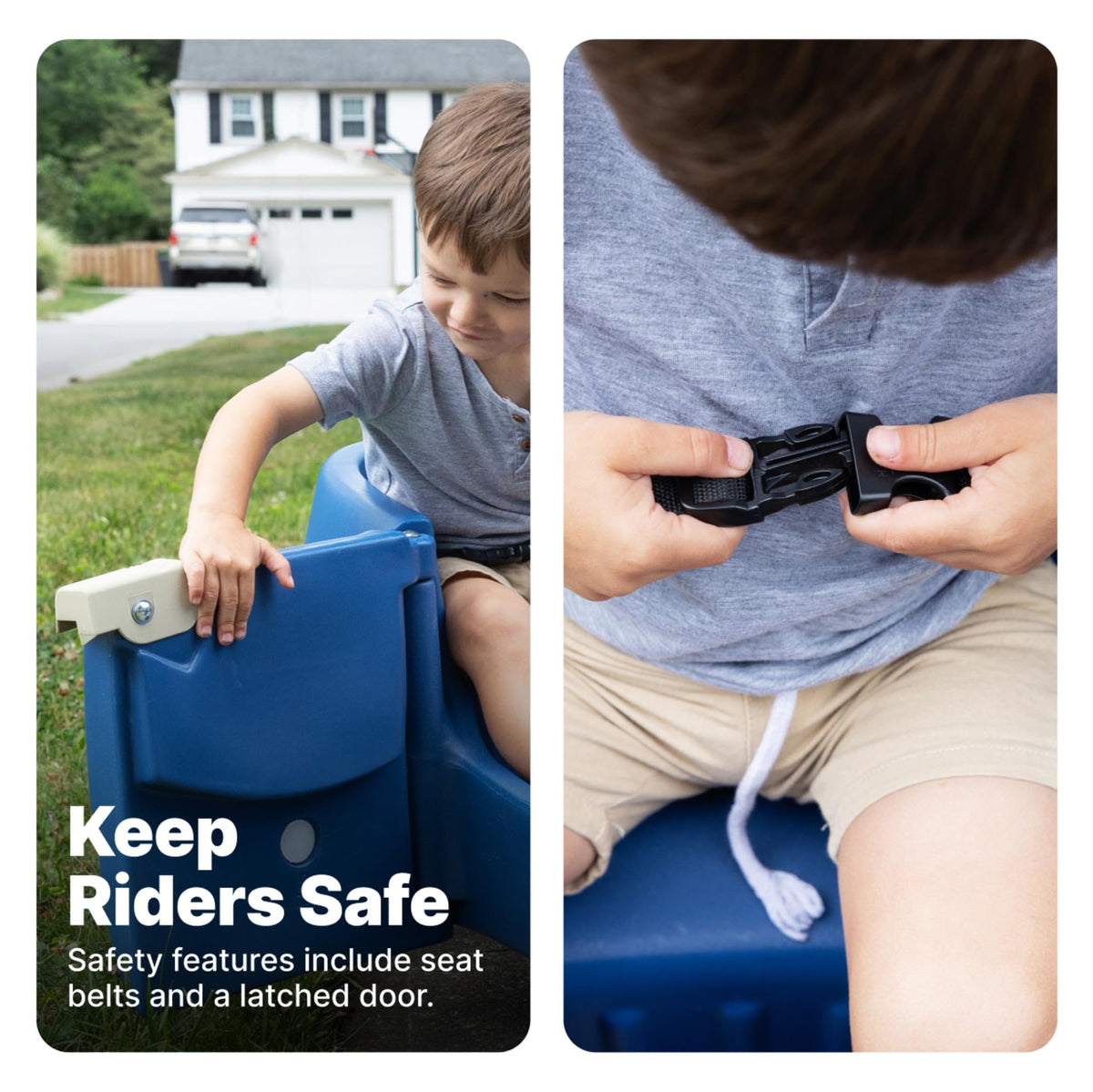 Step2 Wagon Two Plus under-seat storage demonstrates toy and snack organization on outings
