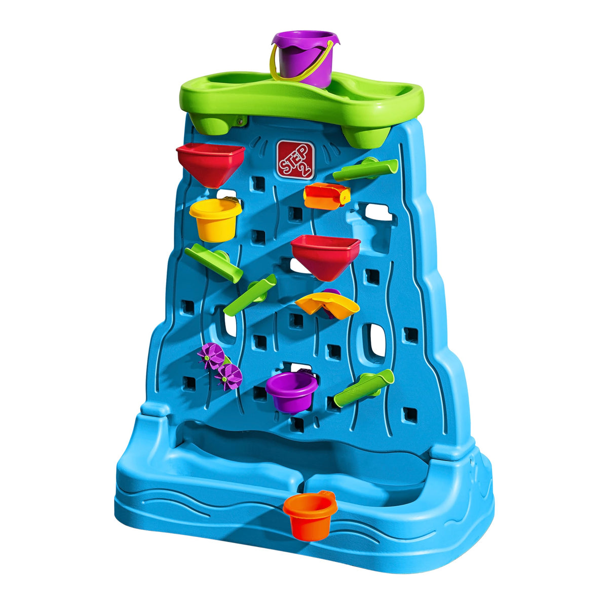 Step2 Waterfall Discovery Wall panel for collaborative water play and imagination