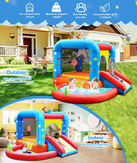 Step4Fun ball pit inside for safe, water-friendly play and sensory fun.