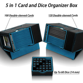 Stepane bottom dice drawer keeps gaming dice organized during travel.