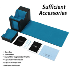 Stepane magnetic closure secures the box with confident, easy handling.