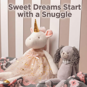 Stephen Joseph Bella Bunny plush soft fabric texture close up
