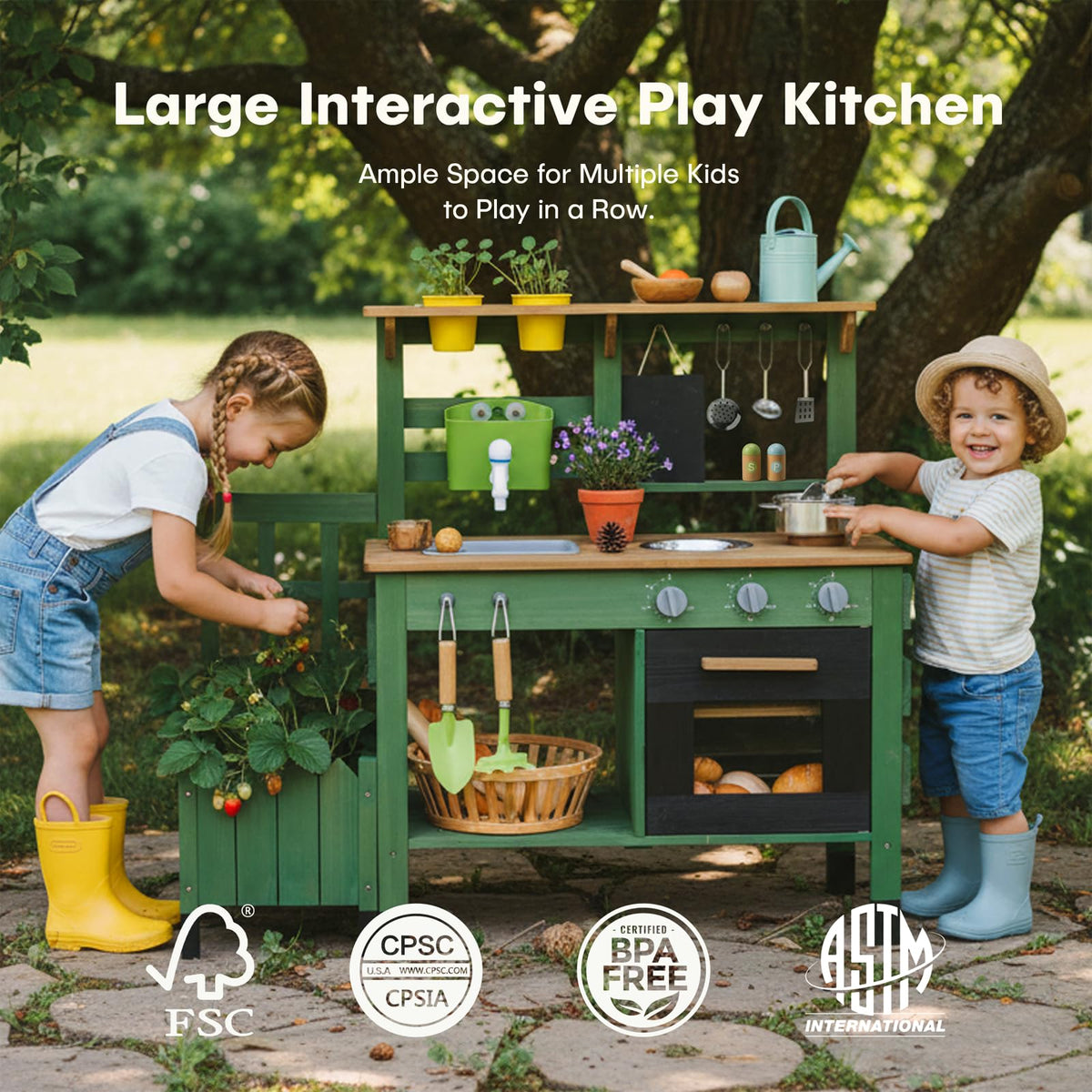 STEPPLAY Gardening Spatula Set includes kid-friendly tools for muddy tasks.