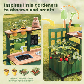 STEPPLAY Mini Flowerpots add charming planting accents for budding gardeners.