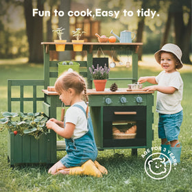 STEPPLAY Planter Box invites kids to cultivate a mini garden while cooking.