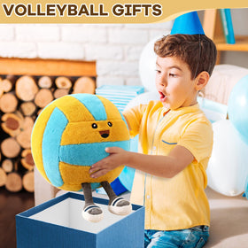 Stepxi soft volleyball pillow decor adds comfort to a bedroom or study space