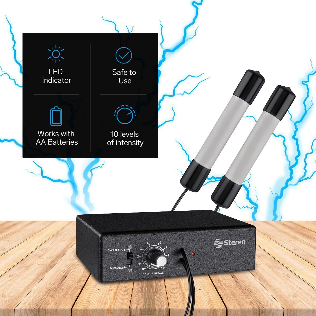 STEREN Mexican Electric Shock Machine gift-ready packaging for gifts.