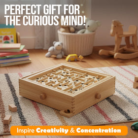 STERLING labyrinth assembly image underscores simple setup and durable design.