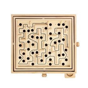 STERLING labyrinth board full tilt view for focused tactile play.