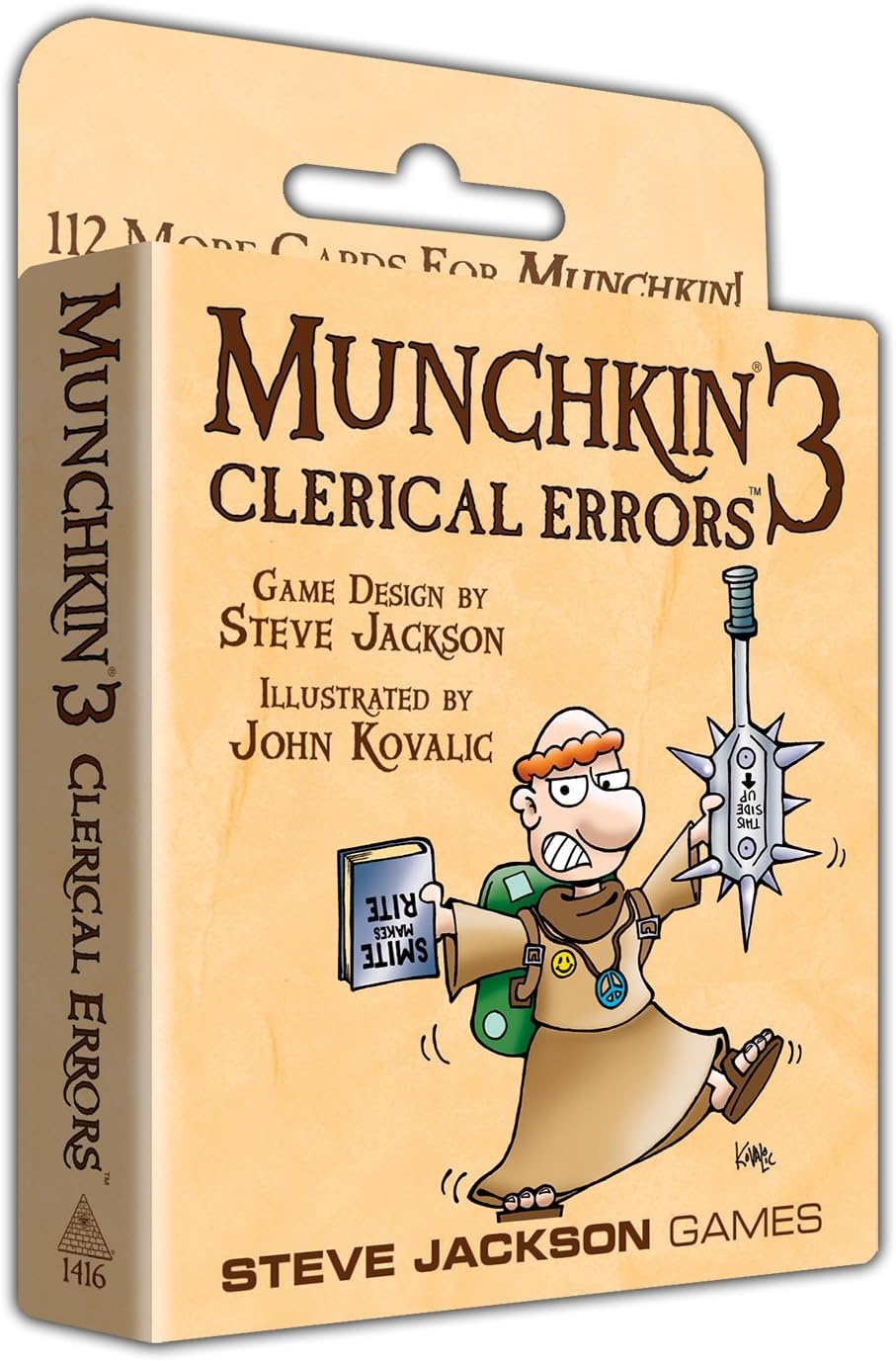 Steve Jackson Games Munchkin 3 Clerical Errors Multi cover art invites group play and laughs