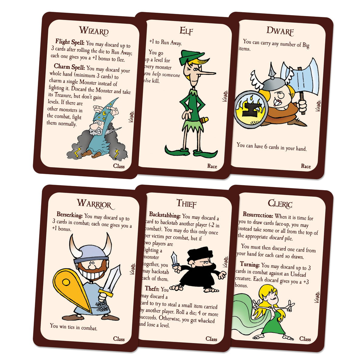 Steve Jackson Games Munchkin Deluxe standies brighten the table and mark players' progress