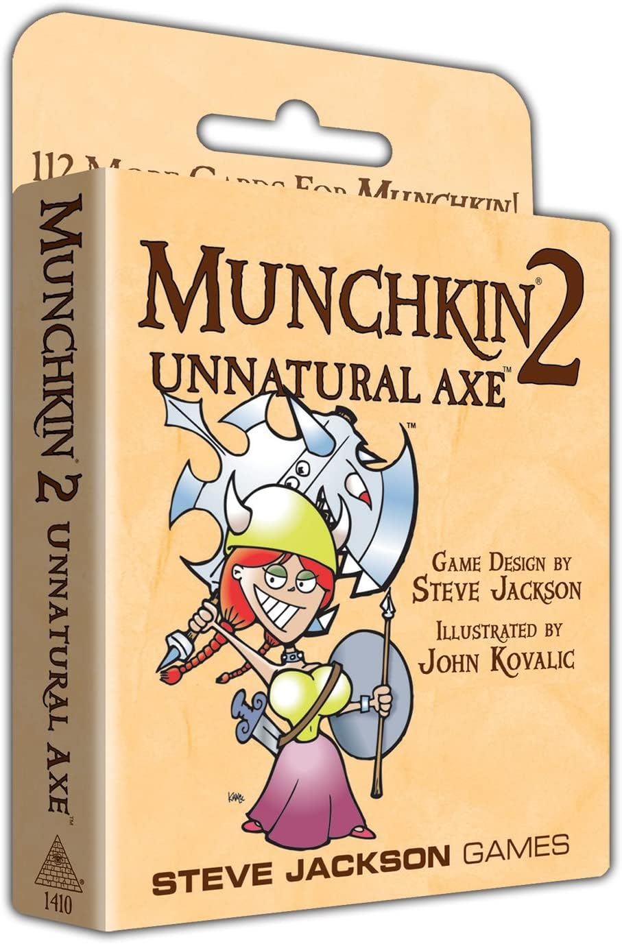 Steve Jackson Games Munchkin 2 Unnatural Axe Orc race card for new strategies and chaos.