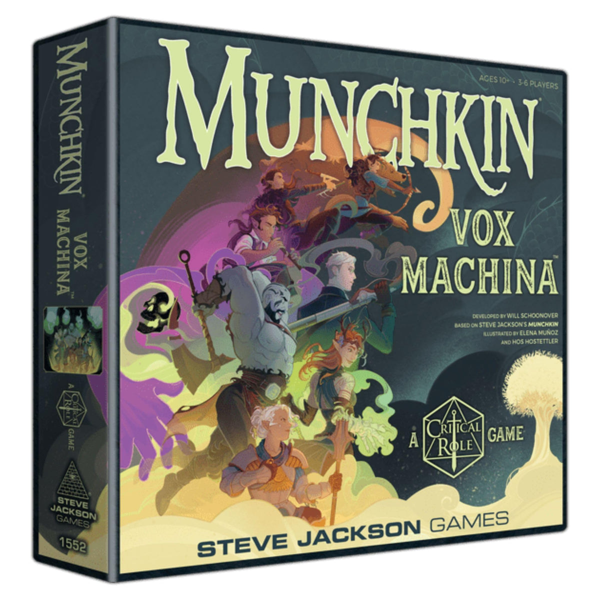 Steve Jackson Games Munchkin Vox Machina deluxe map board guides Tal’Dorei journey