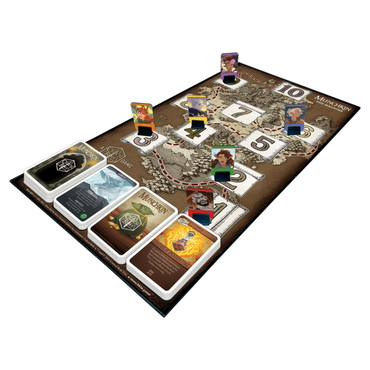 Steve Jackson Games Munchkin Vox Machina standies bring Vox Machina to life for themed play