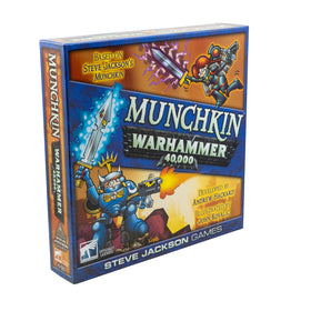 Steve Jackson Games' Munchkin Warhammer 40,000 box front for fast, fun game nights.
