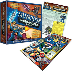 Steve Jackson Games' Munchkin Warhammer 40,000 faction cards boost thematic play and humor.
