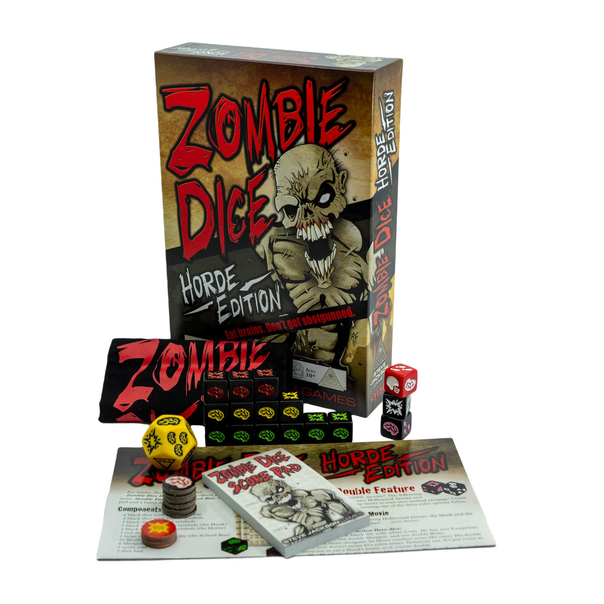 Steve Jackson Games expansions pack for Zombie Dice Horde Edition adds variety