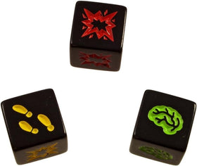 Steve Jackson Games Zombie Dice play setup for fast rounds.