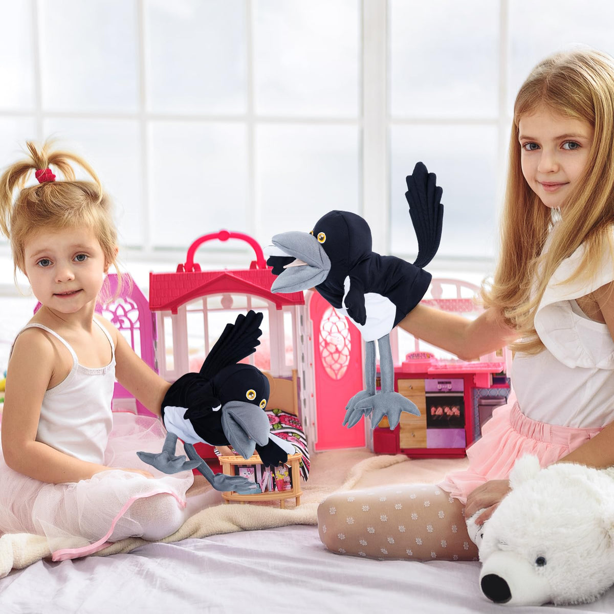 Cuddly companion ideal for kids, caregivers, and Steve & Maggie fans.