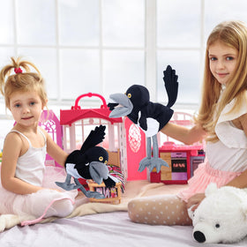 Cuddly companion ideal for kids, caregivers, and Steve & Maggie fans.