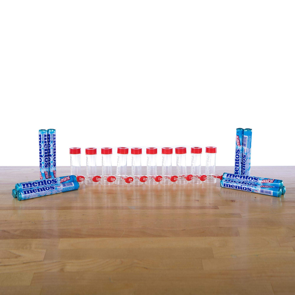 Steve Spangler's Geyser Tube kit setup for dramatic classroom eruptions