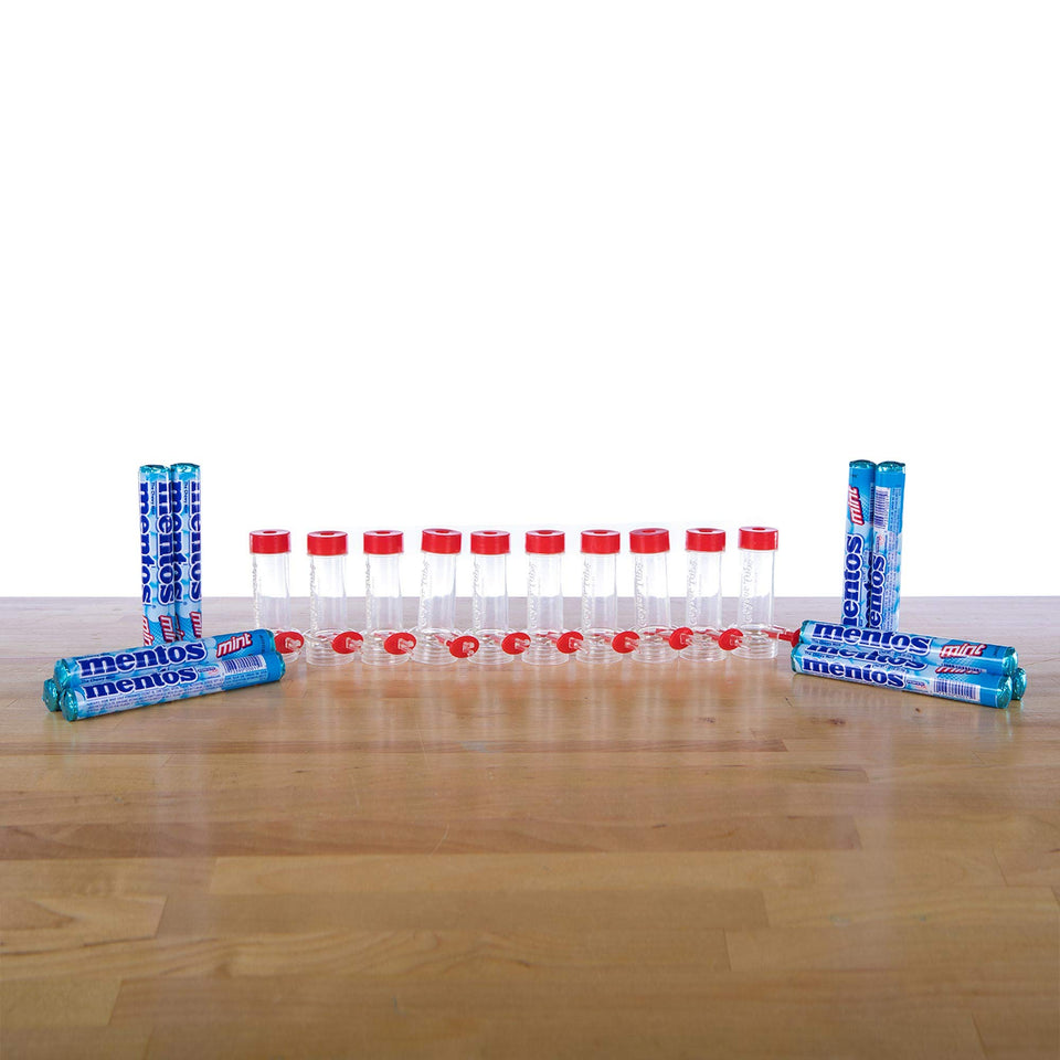 Steve Spangler's Geyser Tube kit setup for dramatic classroom eruptions