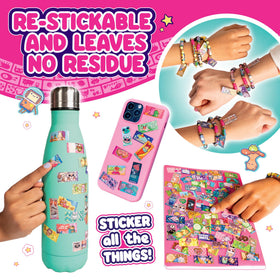 STICKI ROLLS Full range features over 1000 stickers to collect.