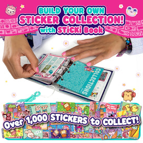 STICKI ROLLS Mystery Rolls reveal ultra-rare stickers with shimmering effects.