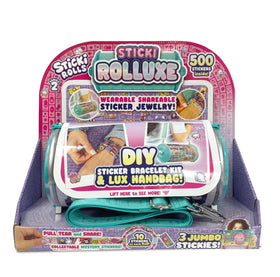 STICKI ROLLS Rolluxe bag open showing organized compartments for beads and cords