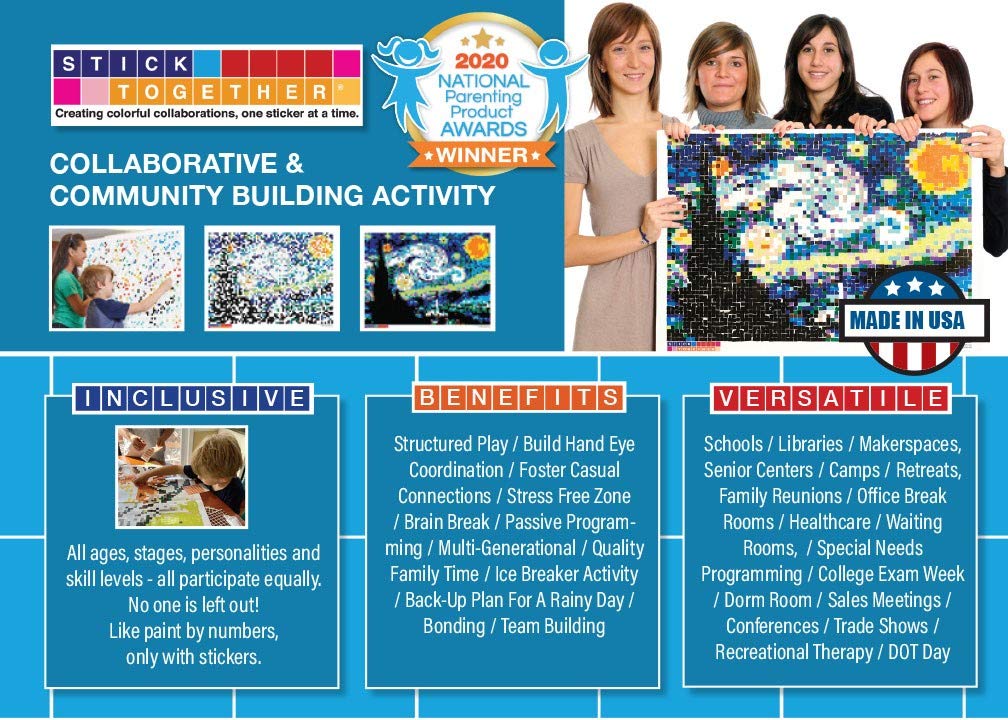 StickTogether rollable poster ready for flexible setup and transport