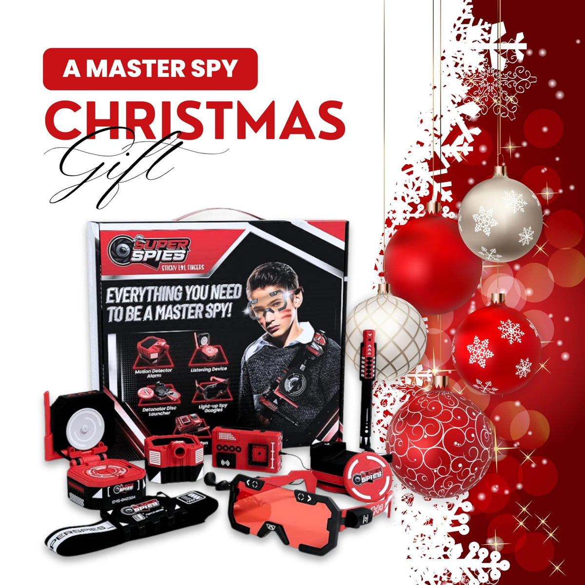 Sticky Lil Fingers Spymaster Kit disk launcher in action for fast play