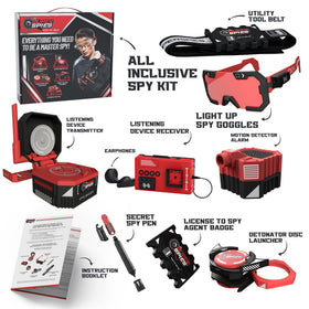 Sticky Lil Fingers Spymaster Kit light-up goggles illuminating nighttime missions