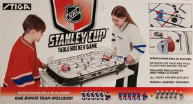 STIGA Stanley Cup 3T table hockey side boards showcase NHL logos.