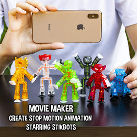 StikBot Zing Monsters Grim figure for intense horror-style stop-motion scenes