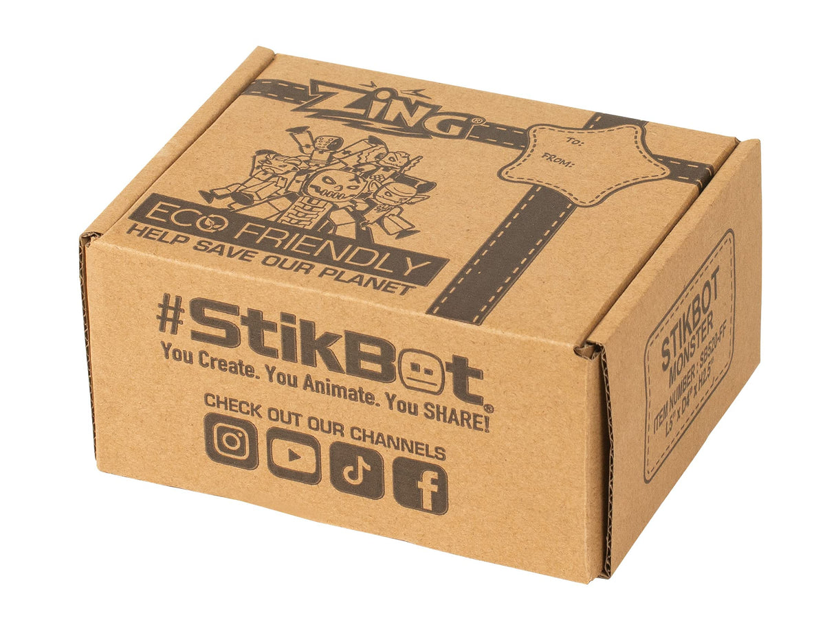 StikBot Zing Monsters Kyron figure great for versatile poses and imaginative stories