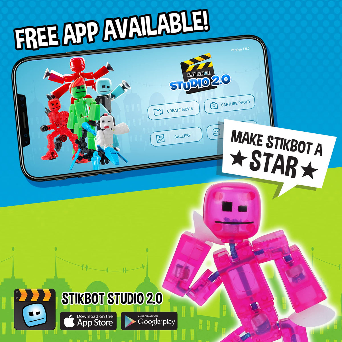 StikBot Zing STEAM accreditation supports creative play and learning.