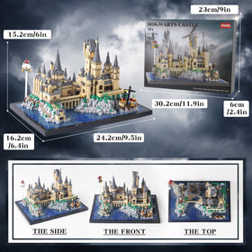 STMIGAIBLOCKS Hog Magic Castle gift packaging emphasizing a premium learning gift