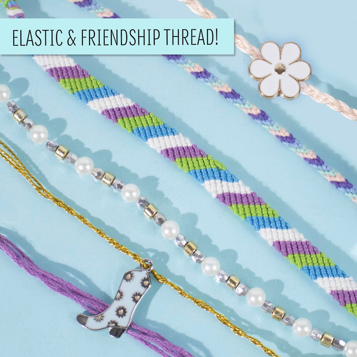 STMT D.I.Y. Glitz Bead Case charms personalize every bracelet.
