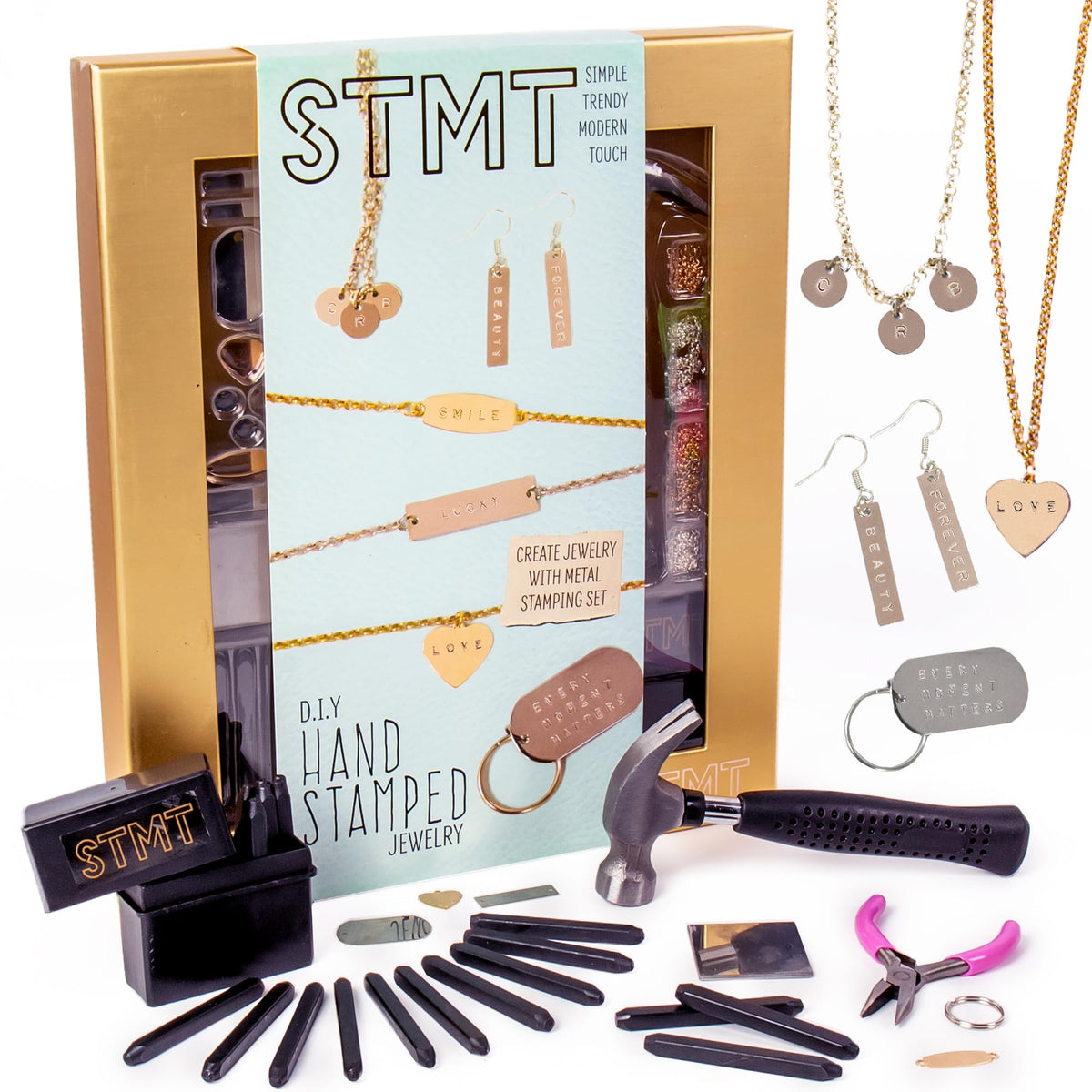 STMT DIY hand-stamped kit cover for personalized jewelry ideas