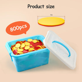 Stochastic Box durable plastic counters designed for frequent use