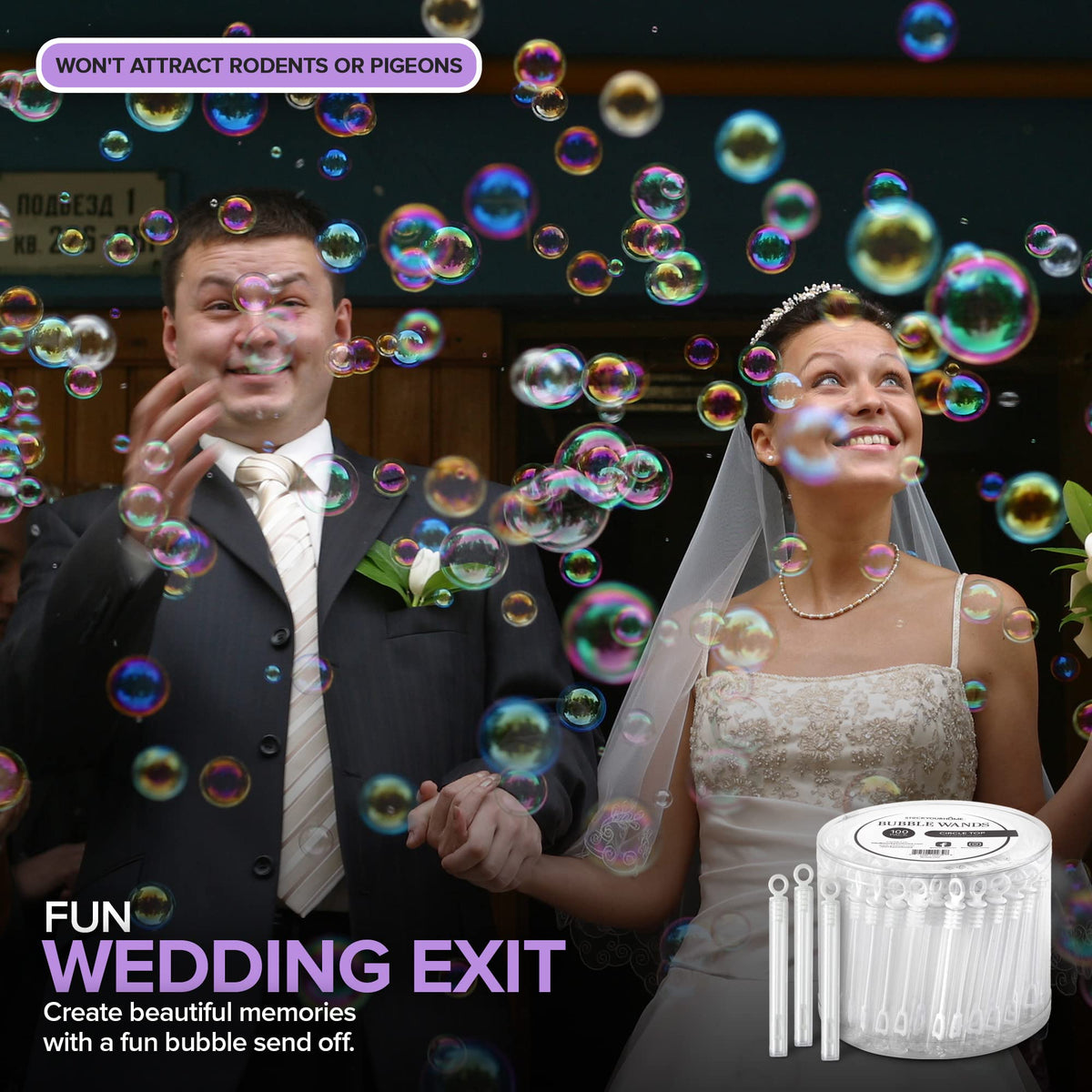 Customize bubble favors with ribbons and tags for a personal touch