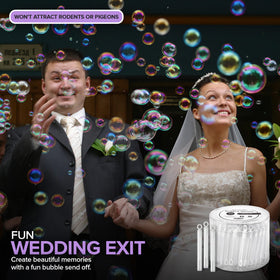 Customize bubble favors with ribbons and tags for a personal touch