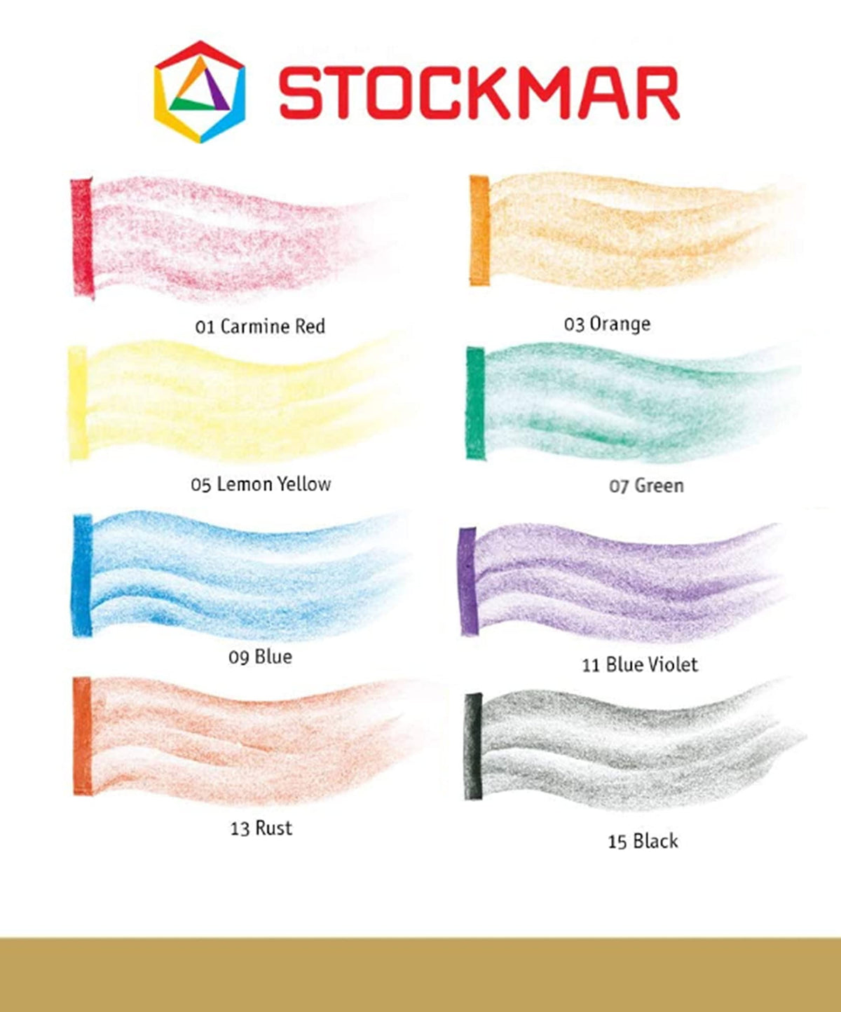 Stockmar non-toxic pigments in beeswax provide safe creative play.